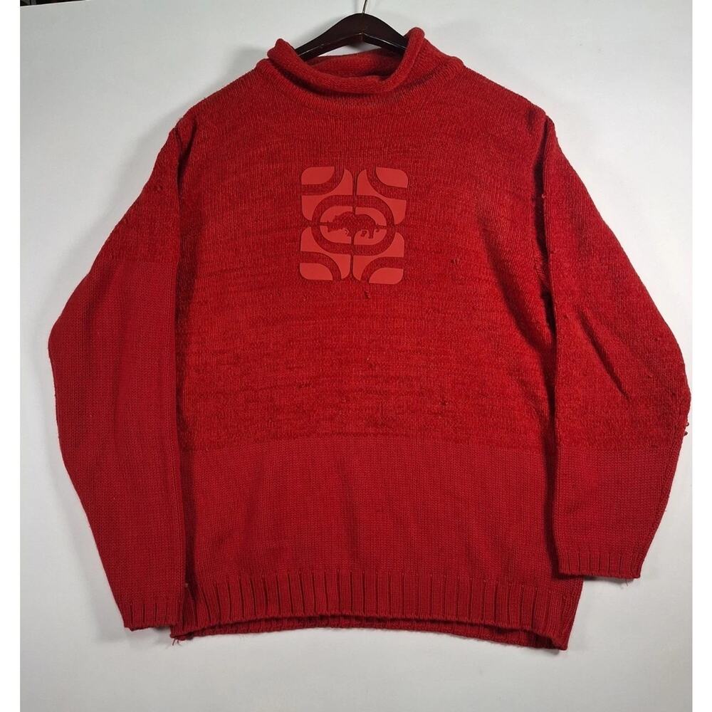 Marc Ecko Red Knit Sweater Size Medium